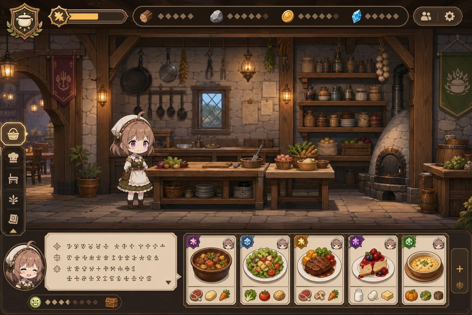 转生居酒屋 角色养成 场景图 1